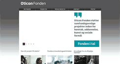 Desktop Screenshot of oticonfonden.dk